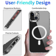 Magsafe Magnetic Four Corner Airbags Phone Case, For iPhone 14, For iPhone 14 Plus, For iPhone 14 Pro, For iPhone 14 Pro Max