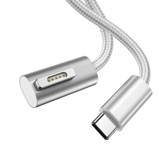 Cable de carga MagSafe 1 (en forma de L) de 5 pines y 100 W a USB-C/Tipo C PD, longitud del cable: 1,8 m, MagSafe 1 (en forma de L)