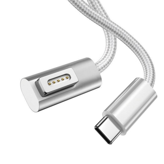 Cable de carga MagSafe 2 (en forma de T) de 5 pines y 100 W a USB-C/Tipo C PD, longitud del cable: 1,8 m, MagSafe 2 (en forma de T)