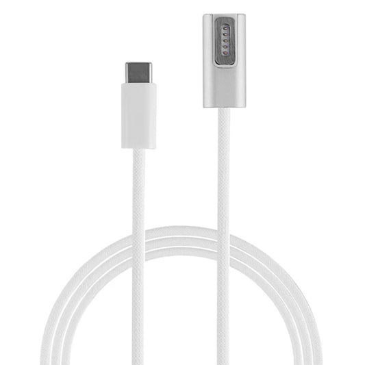 Cable de carga MagSafe 2 (en forma de T) de 5 pines y 100 W a USB-C/Tipo C PD, longitud del cable: 1,8 m, MagSafe 2 (en forma de T)