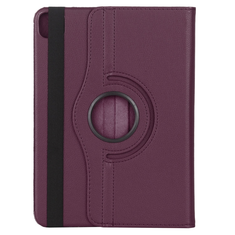 Funda de cuero con textura de lichi, rotación horizontal de 360 ​​grados, con soporte, para iPad Air 13 2024 / iPad Pro 12.9 (2020), para iPad Pro 11 (2020)