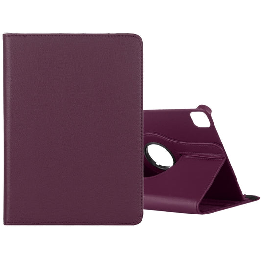 Funda de cuero con textura de lichi, rotación horizontal de 360 ​​grados, con soporte, para iPad Air 13 2024 / iPad Pro 12.9 (2020), para iPad Pro 11 (2020)