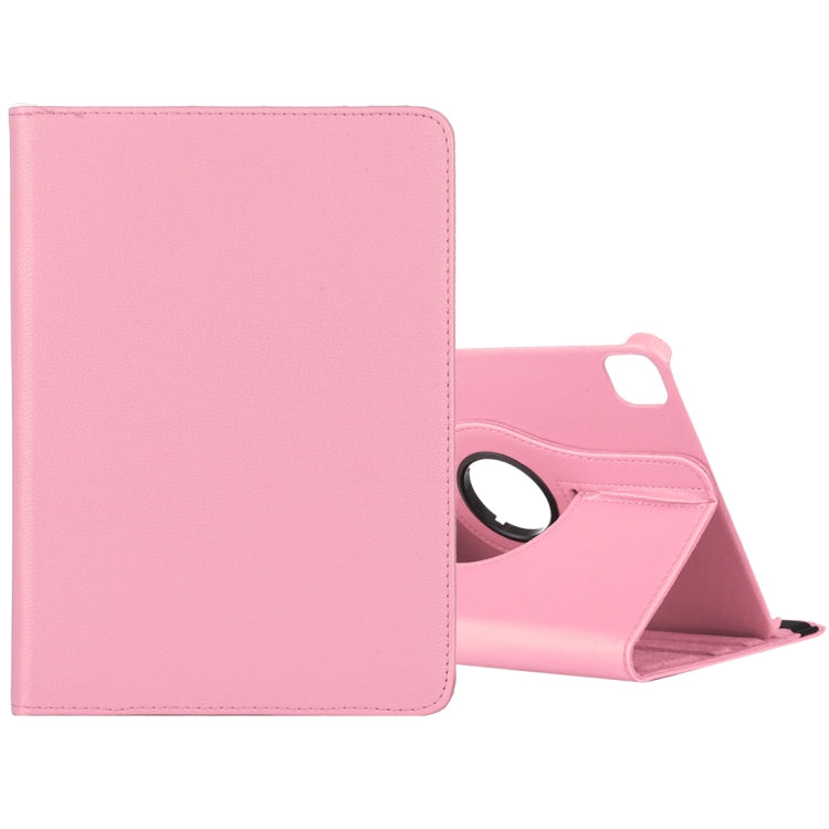 Funda de cuero con textura de lichi, rotación horizontal de 360 ​​grados, con soporte, para iPad Air 13 2024 / iPad Pro 12.9 (2020), para iPad Pro 11 (2020)
