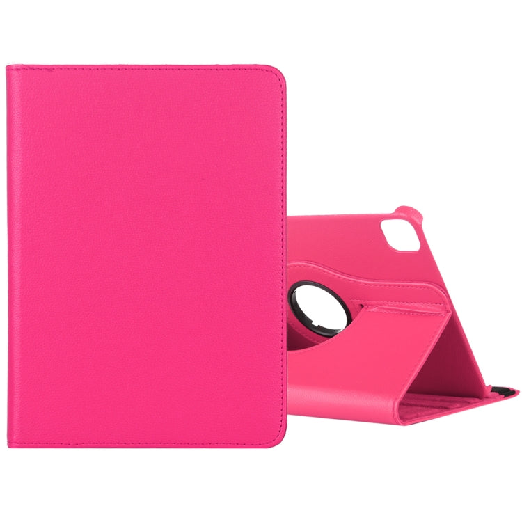 Funda de cuero con textura de lichi, rotación horizontal de 360 ​​grados, con soporte, para iPad Air 13 2024 / iPad Pro 12.9 (2020), para iPad Pro 11 (2020)