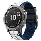 For Garmin Fenix 7X / White Dark Blue