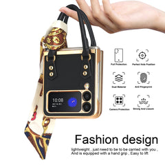 GKK Handbag Design Leather + PC Phone Case, For Samsung Galaxy Z Flip3 5G