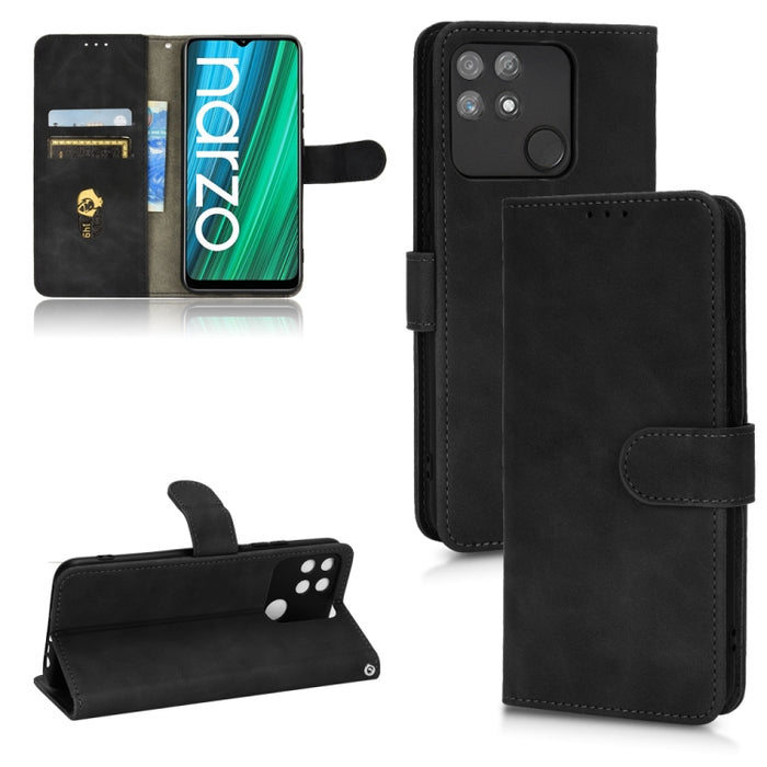 Skin Feel Magnetic Flip Leather Phone Case, For Realme Narzo 50A, For OPPO Reno8 5G, For Asus ROG Phone 6, For Samsung Galaxy M13 4G