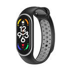 For Xiaomi Mi Band 7 / Black+Grey