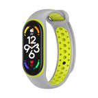For Xiaomi Mi Band 7 / Grey+Lime