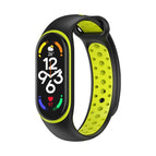 For Xiaomi Mi Band 7 / Black+Lime