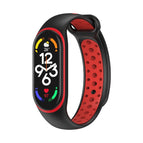 For Xiaomi Mi Band 7 / Black+Red