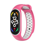 For Xiaomi Mi Band 7 / Pink+White