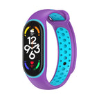 For Xiaomi Mi Band 7 / Purple+Blue