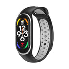 For Xiaomi Mi Band 7 / White Border + Black + Gray