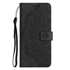 Mandala Embossed Flip Leather Phone Case, For iPhone 14, For iPhone 14 Plus, For iPhone 14 Pro, For iPhone 14 Pro Max