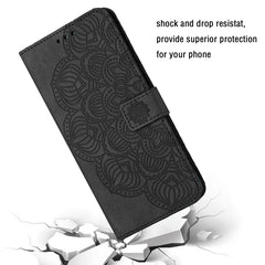 Mandala Embossed Flip Leather Phone Case, For iPhone 14, For iPhone 14 Plus, For iPhone 14 Pro, For iPhone 14 Pro Max