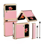 For Samsung Galaxy Z Flip3 5G / Gold Pink
