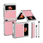 For Samsung Galaxy Z Flip4 / Silver Pink