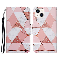 3D Colored Drawing Flip Leather Phone Case, For iPhone 14