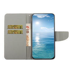 3D Colored Drawing Flip Leather Phone Case, For iPhone 14