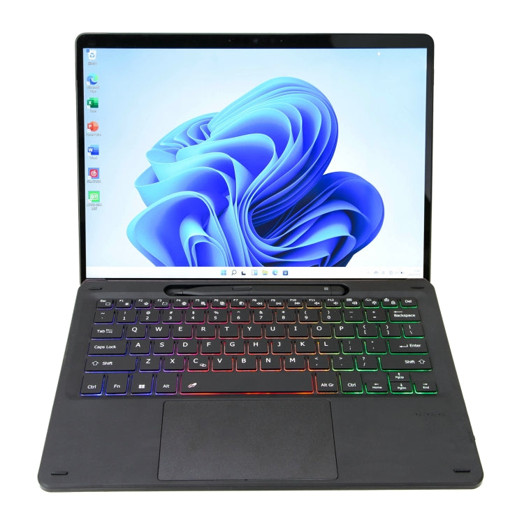 KF17S Tri-color Backlit Touch Bluetooth Keyboard