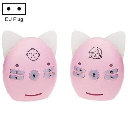 Wireless Audio Baby Monitor Support Voice Monitoring + Intercom + Night Light without Battery