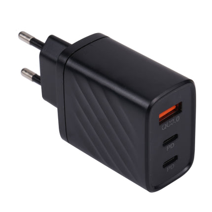 AR-892 3 in 1 QC3.0 PD20W USB + USB-C / Type-C Wall Travel Charger, EU Plug, UK Plug