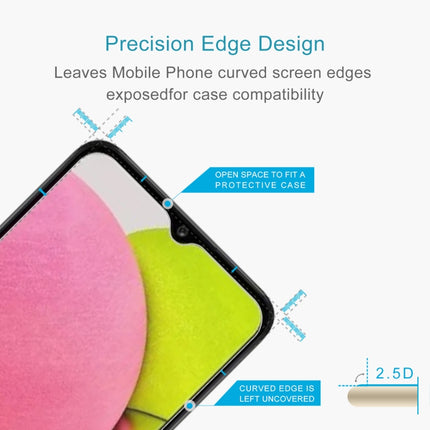 10 PCS 0.26mm 9H 2.5D Tempered Glass Film, For Samsung Galaxy A04s / A04 / A04e / M04 / F04 (10 PCS)