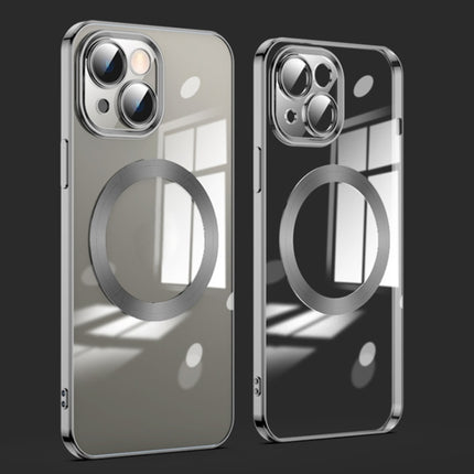 Lens Protector MagSafe Electroplated Phone Case, For iPhone 14 Plus, For iPhone 14, For iPhone 14 Pro Max