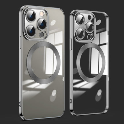 Lens Protector MagSafe Electroplated Phone Case, For iPhone 14 Plus, For iPhone 14, For iPhone 14 Pro Max