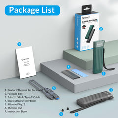 ORICO-USB3.1 Gen2 Type-C 10Gbps M.2 NVMe SSD Enclosure