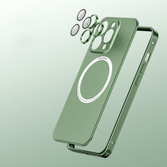 Frosted MagSafe Magnetic Phone Case with Lens Film, For iPhone 14, For iPhone 14 Plus, For iPhone 14 Pro, For iPhone 14 Pro Max