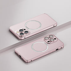 Frosted MagSafe Magnetic Phone Case with Lens Film, For iPhone 14, For iPhone 14 Plus, For iPhone 14 Pro, For iPhone 14 Pro Max, For iPhone 13, For iPhone 13 Pro