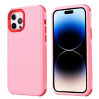 For iPhone 14 Pro Max / Pink+Red