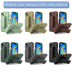 Explorer Series Back Clip Holder PC Phone Case, For iPhone 14, For iPhone 14 Plus, For iPhone 14 Pro, For iPhone 14 Pro Max, For iPhone 13