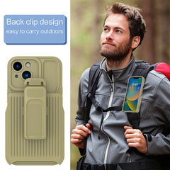 Explorer Series Back Clip Holder PC Phone Case, For iPhone 14, For iPhone 14 Plus, For iPhone 14 Pro, For iPhone 14 Pro Max, For iPhone 13