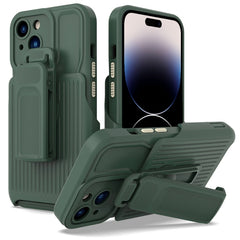 Explorer Series Back Clip Holder PC Phone Case, For iPhone 14, For iPhone 14 Plus, For iPhone 14 Pro, For iPhone 14 Pro Max, For iPhone 13