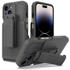 Explorer Series Back Clip Holder PC Phone Case, For iPhone 14, For iPhone 14 Plus, For iPhone 14 Pro, For iPhone 14 Pro Max, For iPhone 13