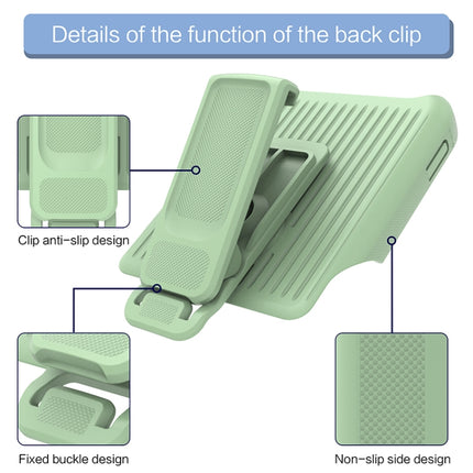 Explorer Series Back Clip Holder PC Phone Case, For iPhone 14 Pro Max