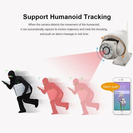 Sricam SP008C 5MP 10X Zoom IP66 Waterproof CCTV WiFi IP Camera Monitor, US Plug, EU Plug, UK Plug