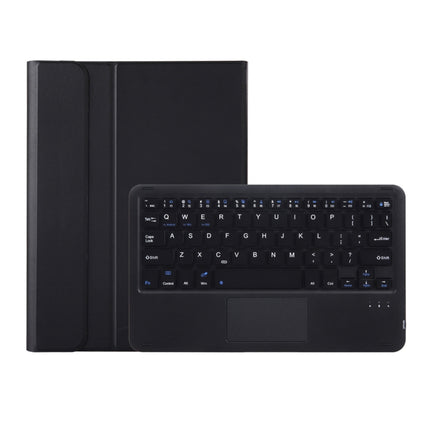 OP12-A Lambskin Texture Ultra-thin Bluetooth Keyboard Leather Case with Touchpad