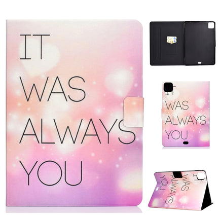 Voltage TPU Left and Right Open Flat Leather Case with Sleep Function & Card Buckle Anti-skid Strip, For iPad Pro 11 2020