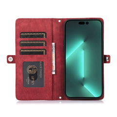 Zipper Card Slot Buckle Wallet Leather Phone Case, For iPhone 14 Pro Max, For iPhone 14 Pro, For iPhone 14 Plus, For iPhone 14