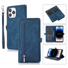 Zipper Card Slot Buckle Wallet Leather Phone Case, For iPhone 14 Pro Max, For iPhone 14 Pro, For iPhone 14 Plus, For iPhone 14