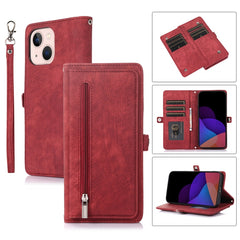 Zipper Card Slot Buckle Wallet Leather Phone Case, For iPhone 14 Pro Max, For iPhone 14 Pro, For iPhone 14 Plus, For iPhone 14