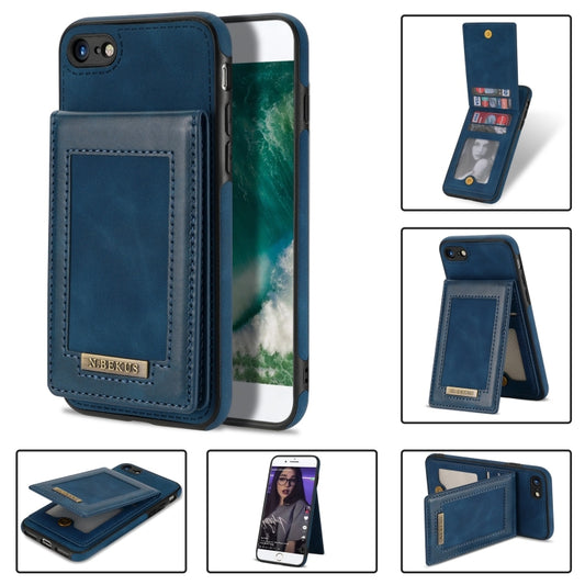 N.BEKUS Vertical Flip Card Slot RFID Phone Case, For iPhone SE 2022 / SE 2022 / 8 / 7, For iPhone 8 Plus / 7 Plus, For iPhone 11 Pro Max, For iPhone 11 Pro
