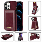 For iPhone 12 Pro / Wine Red