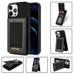 N.BEKUS Vertical Flip Card Slot RFID Phone Case, For iPhone 12 mini, For iPhone 12 Pro, For iPhone 12 Pro Max, For iPhone 13