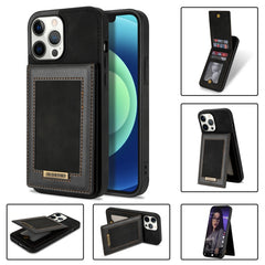 N.BEKUS Vertical Flip Card Slot RFID Phone Case, For iPhone 13 mini, For iPhone 13 Pro, For iPhone 13 Pro Max, For iPhone 14