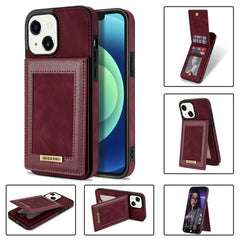 N.BEKUS Vertical Flip Card Slot RFID Phone Case, For iPhone 14 Plus, For iPhone 14 Pro, For iPhone 14 Pro Max, For iPhone 11